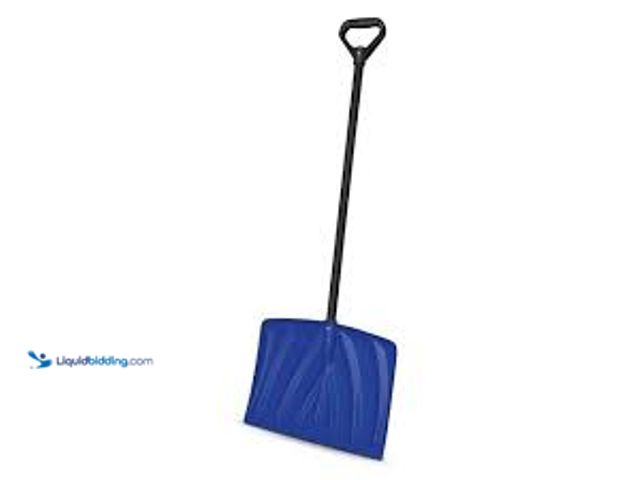 Lot 49-3527707 - QTY 2 - Suncast 18 in. Pack Snow Shovel. Model # SN100012. Unused