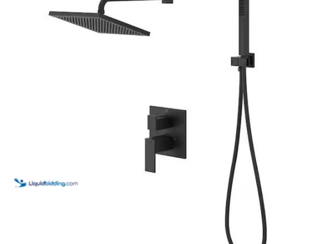 Lot 49-1624286 - Pfister Dumont 2-Handle 1-Spray Tub and Shower Faucet with Hand shower 1.75 GPM in Spot Defense Matt...