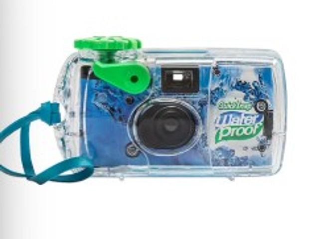 Lot 49-5484616 - Fujifilm - QuickSnap Disposable Waterproof Film Camera - Blue (2pack) New