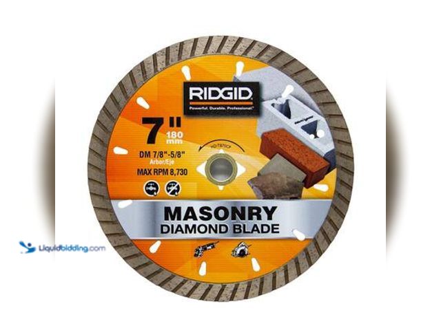 Lot 49-5559523 - RIDGID 7 in. Turbo Diamond Blade. Model # HD-TB70CP. Unused