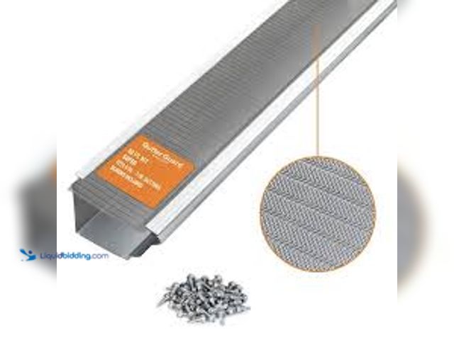 Lot 49-5485179 - Gutter Guard by Gutterglove 3 ft. L x 5.5 in. W Stainless Steel Micro-Mesh Gutter Guard (39 ft. Kit ...