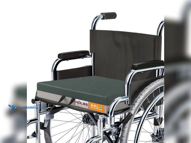 Lot 49-3432093 - Kölbs Gel Extreme Wheelchair Seat Cushion, Coccyx, Sciatica & Tailbone Pain Relief, Ideal for Office...