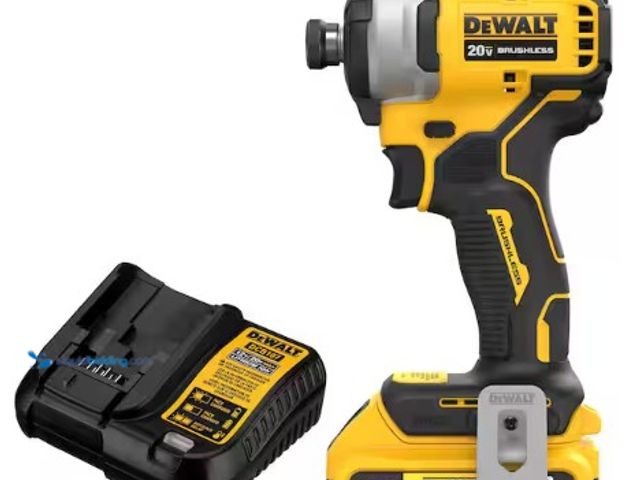 Lot 49-2022484 - DEWALT Atomic 20V Max Lithium-Ion Brushless Cordless Compact 1/4 in. Impact Driver Kit with 2.0Ah Ba...