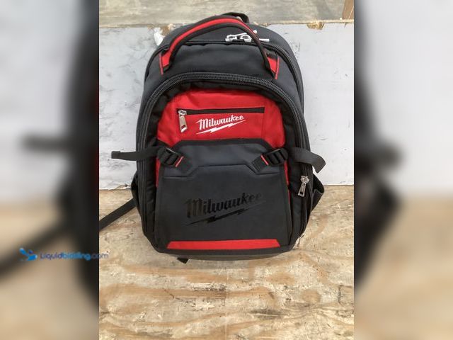 Lot 49-5448982 - Milwaukee 10 in. Jobsite Tool Backpack. Model # 48-22-8200. Unused