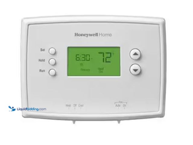 Lot 49-1573238 - Lot of (2) Honeywell Home 5-2 Day Programmable Thermostat with Digital Backlit Display, Model # RTH2...