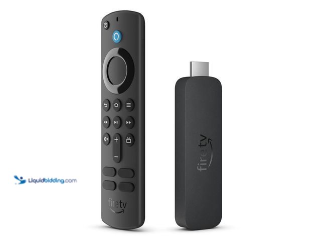 Lot 49-5464003 - Amazon
Fire TV Stick 4K streaming device, includes support for Wi-Fi 6, Dolby Vision/Atmos, free & ...