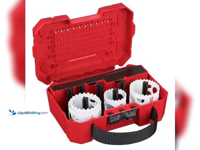Lot 49-2005801 - Milwaukee Hole Dozer Bi-Metal Hole Saw Kit (8-Piece), Model # 49-22-4019, Unused, NOTE: Missing two ...