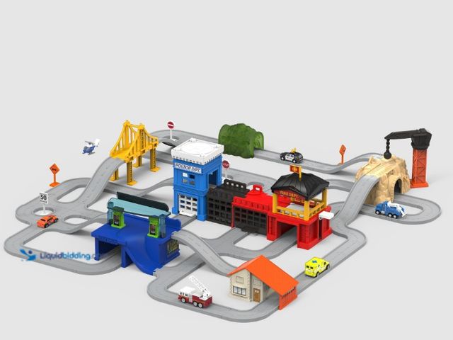 Lot 49-5552293 - Pocket Build-A-City (129pc). New