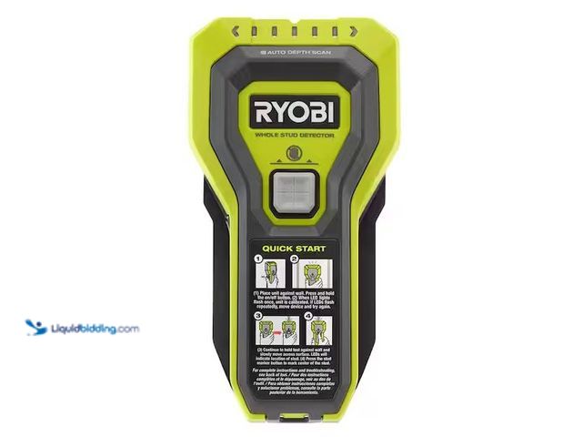 Lot 49-1568479 - RYOBI Whole Stud Finder Model # ESF5002, Unused  Ref#SR1230