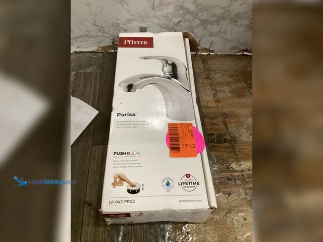 Lot 49-5448873 - Pfister Parisa 4 in. Centerset Single-Handle Bathroom Faucet in Polished Chrome. Model # LF-042-PRCC...