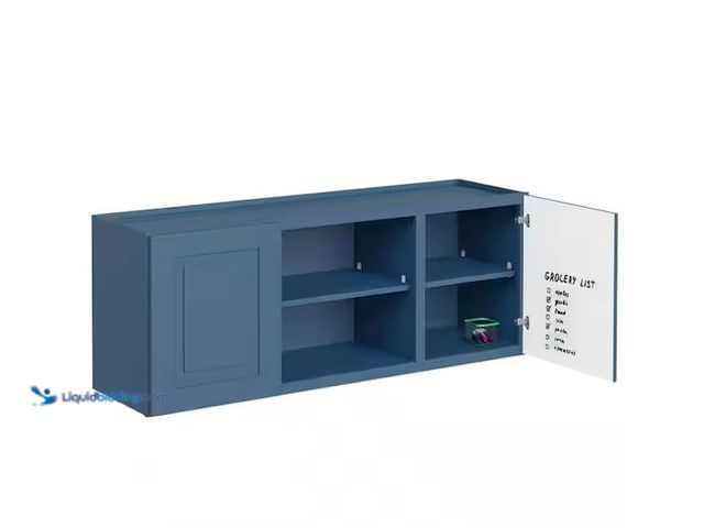 Lot 49-5551899 - MILL'S PRIDE
Greenwich Valencia Blue 23 in. H x 60 in. W x 12 in. D Plywood Laundry Room Wall Cabin...
