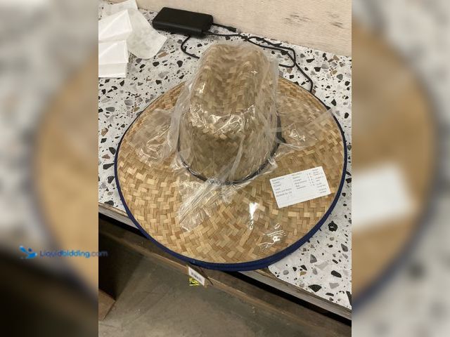 Lot 49-5476283 - Puerto Rico Flag Straw Hat 2pk. Unused