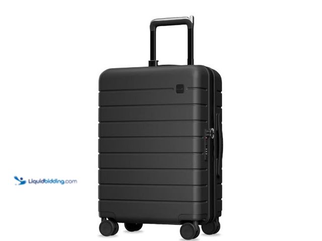 Lot 49-1577203 - Carry On Luggage,HUP3 Accelerate Access with Dehooks, Handy Pouch, 20 inch Expandable Hard Shell Sui...