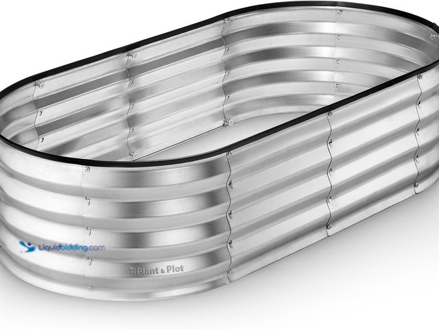 Lot 49-5412716 - Galvanized Raised Garden Beds Outdoor // 4×2×1 ft Planter Raised Beds for Gardening, Vegetables, Flo...