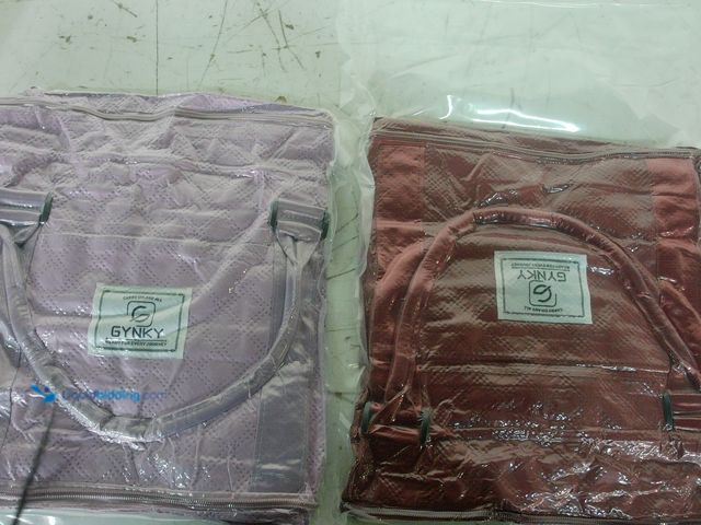 Lot 49-1622975 - Lot of (2) GYNKY Carry on and All Tote (Purple), Unused  Ref#WM0713