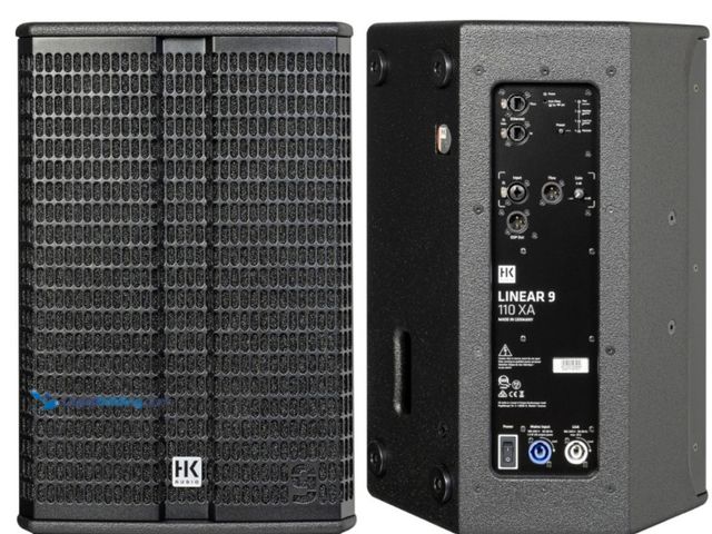 Lot 49-5543297 - HK AUDIO LINEAR 9 110 XA 1400w Total Active PA System Speaker Pair. UPC: 4039373023732. Unused and u...