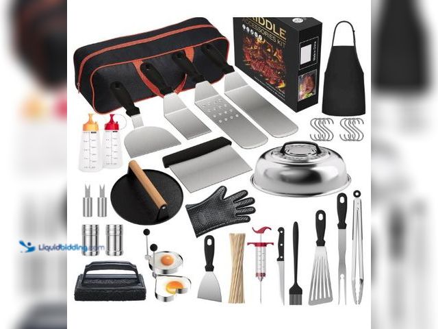 Lot 49-5436448 - 134 Pcs Griddle Accessories Kit for Blackstone - Perfect Flat Top Grill Accessories for Outdoor, Pro...