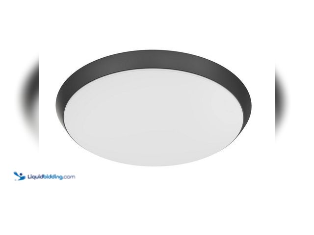 Lot 49-5405857 - Commercial Electric
15 in. Matte Black Integrated LED Dimmable Selectable CCT Flush Mount Indoor Ce...