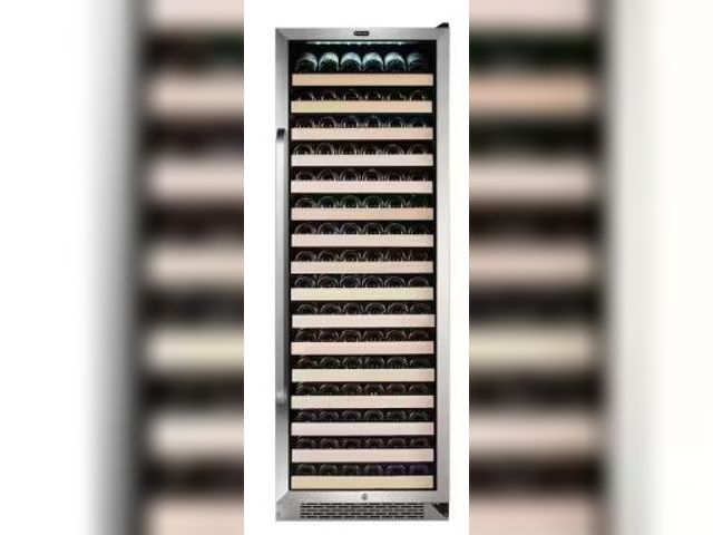 Lot 49-5436148 - Whynter 24 in. Single Zone 166 Bottle Built-In Wine Cooler Fridge w/ Lock Stainless Steel with Displ...