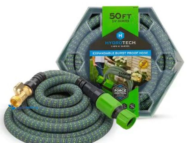 Lot 49-1517168 - Hydrotech
5/8 in. Dia. x 50 ft. Expandable Garden Water Hose, Model # 8989, Unused  Ref#HDSR-0710