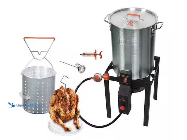 Lot 49-1572105 - LOCO 30 qt. Sure Spark Turkey Fryer Model # LCTFKESB30CAP1, Unused  Ref#SB0120