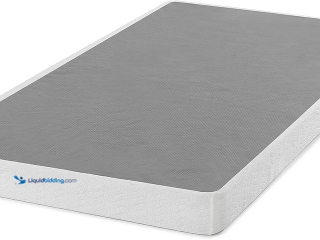 Lot 49-3531295 - ZINUS 5 Inch Twin Metal Smart Box Spring with Quick Assembly, Mattress Foundation, Strong Metal Fram...