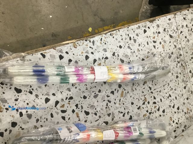 Lot 49-5478431 - Totes Colorful Clear Umbrellas Item is unused in a PK of 2.