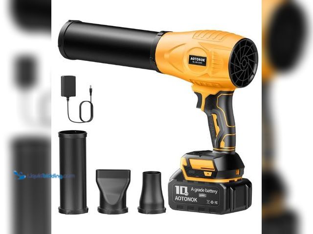 Lot 49-3432202 - Leaf Blower Cordless, 600000RPM Lightweight Mini Leaf Blower, 21V Handheld Electric Blower with 2×2....