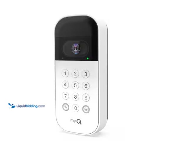 Lot 49-1566704 - Chamberlain myQ Smart Wireless Garage Door Video Keypad, Model # MYQ-K40TXXW, unused, unable to test...