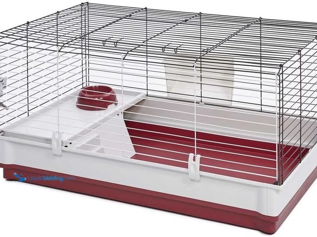 Lot 49-5544312 - MidWest Homes for Pets 158 Wabbitat Deluxe Rabbit Home, Rabbit Cage, 39.5 L x 23.75 W x 19.75 H Inch...