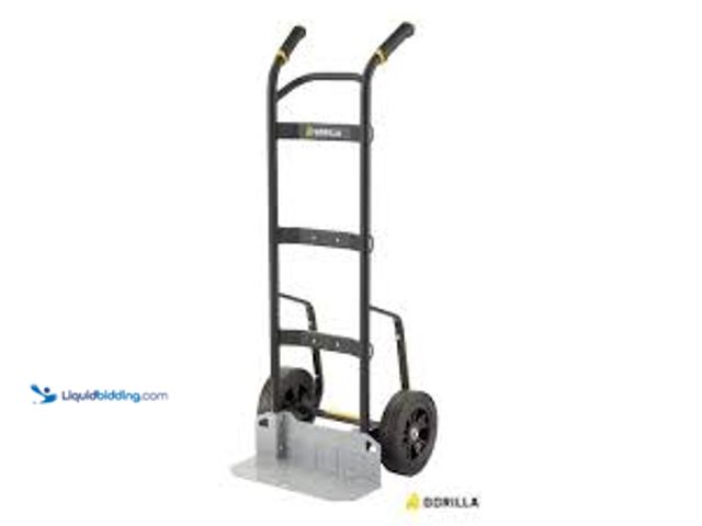 Lot 49-5448831 - Gorilla 1,000 lbs. Capacity Steel Hand Truck with Multi-Grip Power Handle, Wide Load Toe Plate Super...