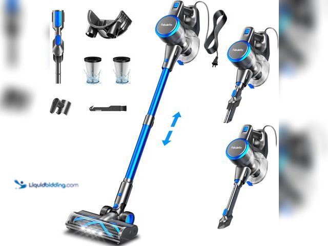 Lot 49-5406183 - FABULETTA Upgraded 650W Corded Stick Vacuum, 23Ft Cord With 2 Gear Adjustment, Lightweight With 1.5L...