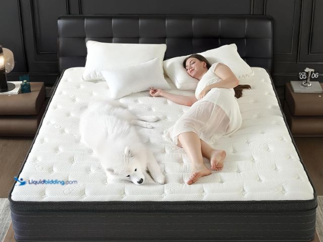 Lot 49-1570028 - VERYOK Hybrid Mattress Full Size, 12 Inch Full Soft Mattresses with Hybrid Medium Bed Mattress in a ...