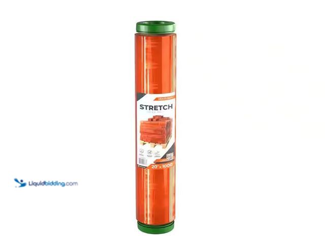 Lot 49-1572065 - Pratt Retail Specialties 20 in. x 1000 ft. 80 Gauge Heavy Duty Stretch Wrap Model # 20HDSTRETCH, Unu...