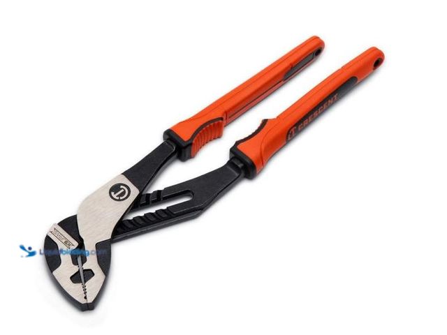 Lot 49-5573194 - 12" Z2 K9™ Straight Jaw Tongue and Groove Plier with Dual Material Rawhide Handle, Unused