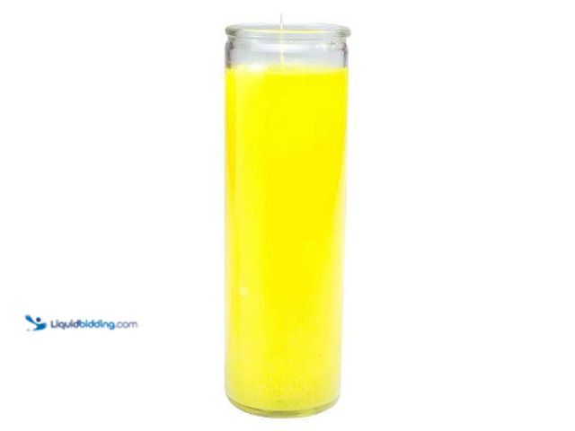 Lot 49-5542396 - Continental Candle 12 Pack Tall Glass (Guadalupe) Factory Sealed