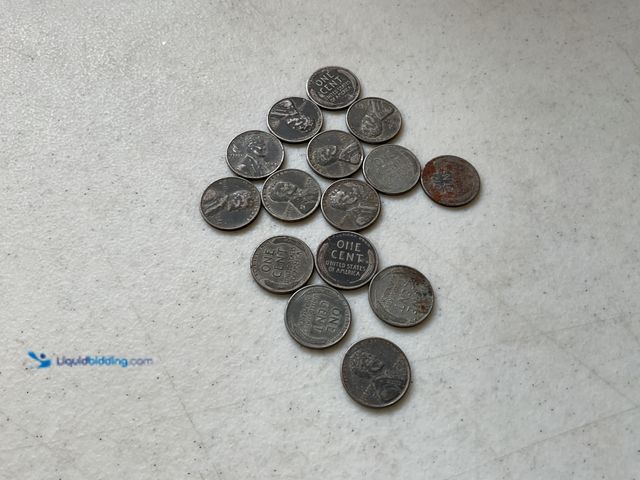 Lot 49-1804380 - 15 WARTIME STEEL PENNIES FROM 1943
