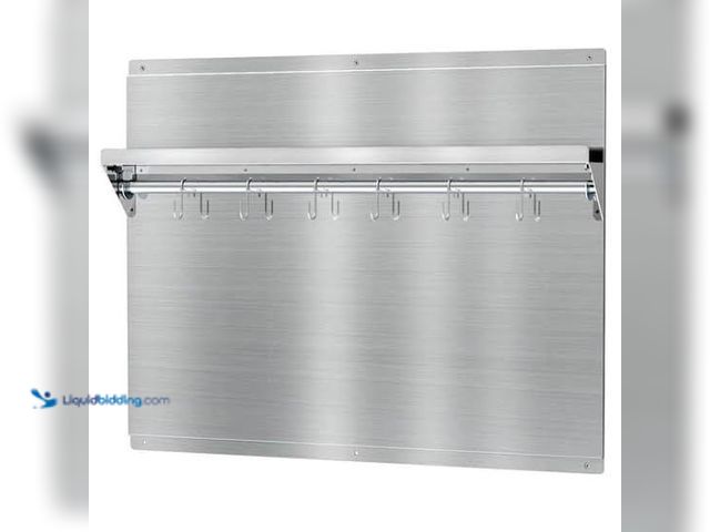Lot 49-1623787 - Broan-NuTone 30 in. x 24 in. Splash Plate for Range Hood in Stainless Steel, Model # SP3004, Unused,...