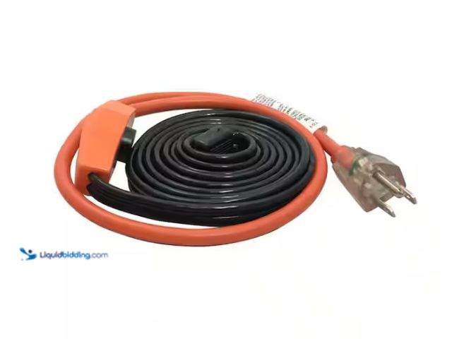 Lot 49-1574837 - Frost King 6 ft. Electric Water Pipe Heat Cable, For use on plastic or metal cold water lines, Model...