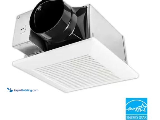 Lot 49-1514964 - Panasonic Whisper Mighty Pick-A-Flow 70/90 CFM Ceiling/Wall Bathroom Exhaust Fan, Energy Star with 9...