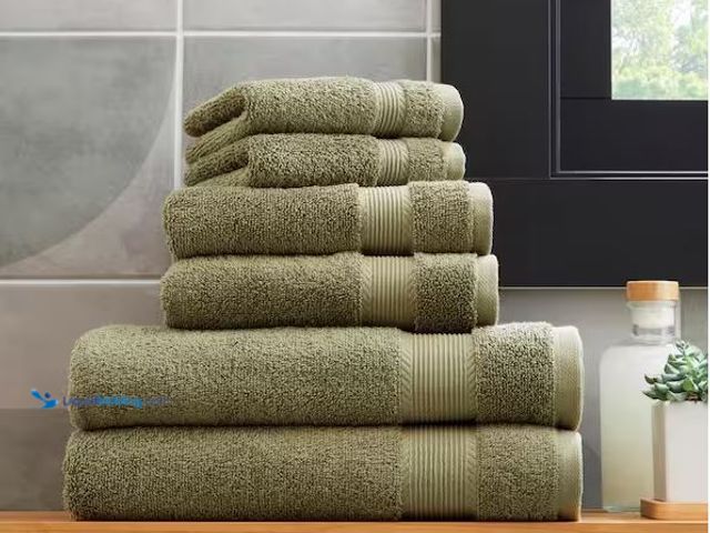 Lot 49-1568527 - StyleWell Hygrocotton Moss 6-Piece Bath Towel Set Model # BATH_MOSS_6PK, Unused  Ref#SR1230