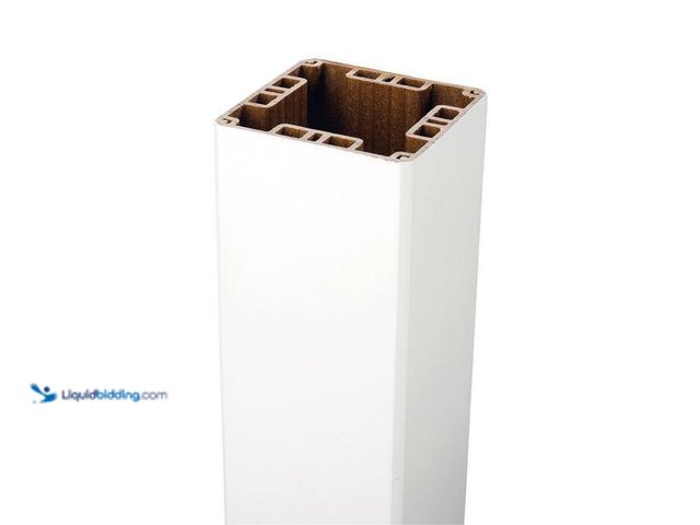 Lot 49-2024306 - Lot of (2)- Trex Transcends 4 in. x 4 in. x 39 in. Classic White Composite Post Sleeve. Model # 5457...