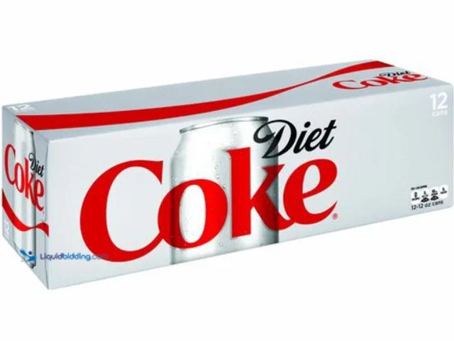 Lot 49-3565496 - Diet Coke Soda Soft Drink Cans, 12 fl oz, 12 Pack. Packaging may vary. New BB NOV 2025.