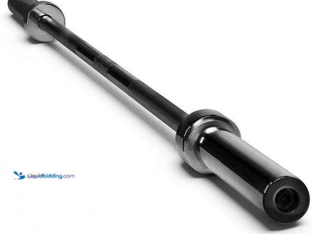 Lot 49-3536418 - CAP Barbell 2-Inch Olympic Barbell Bar. Style:Classic, Size:6 ft (72") - Black. Unused