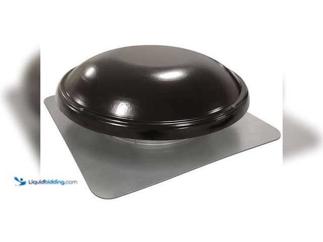 Lot 49-3616862 - Master Flow 1250 CFM Black Power Roof Mount Attic Fan - Unused , unable to test SKU # 1001332803  Re...
