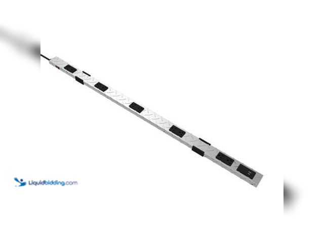 Lot 49-3563942 - Commercial Electric 6 ft. 10-Outlet Heavy-Duty 48 inch Power Strip with 1 USB-A 1 and USB-C, Silver....