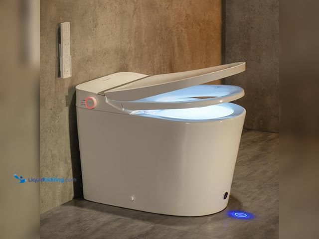 Lot 49-1630703 - Smart Toilet with Auto Open Close, ADA Comfort Height (K050Max) | 1000g MaP Flush, Heated Seat & Foa...