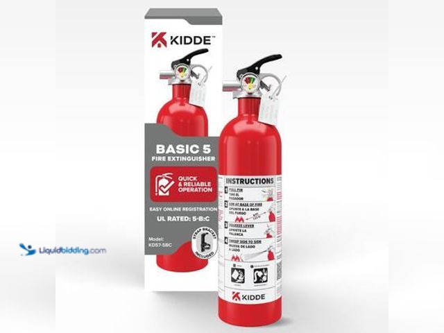 Lot 49-5559501 - QTY 2 - Kidde Home and Workshop 5-B:C Class BC 2 lb. Fire Extinguisher, KD57-5BC. Model # 21031882. ...