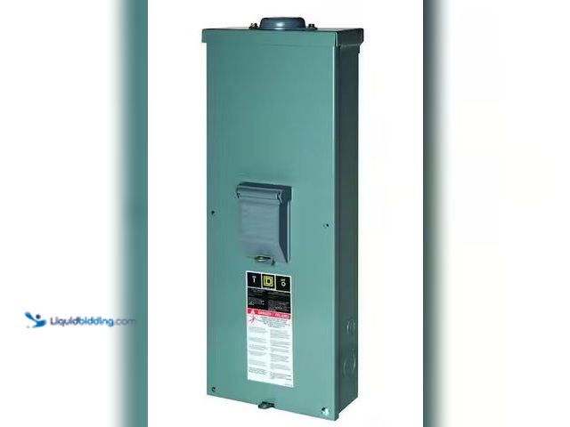 Lot 49-1572290 - Square D QO 200 Amp 2-Pole Outdoor Circuit Breaker Enclosure with QOM2200VH Breaker Model # QOM2E220...