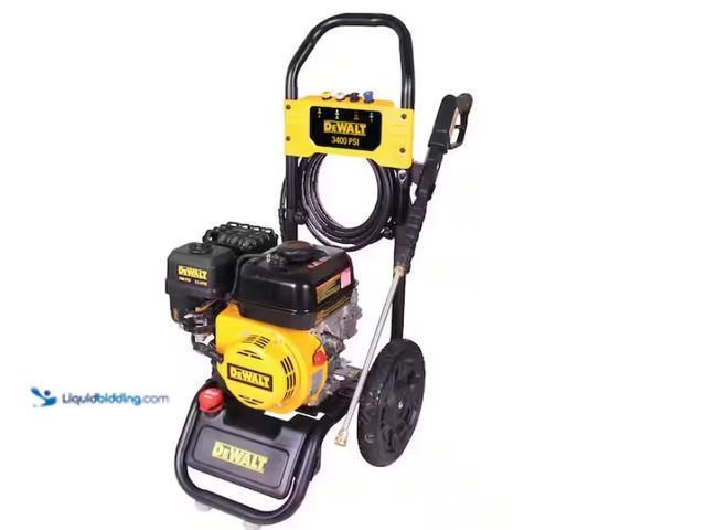 Lot 49-1628026 - DEWALT 3400 PSI 2.5 GPM Gas Pressure Washer with Maintenance-Free Pump, Heavy-Duty Commercial Cold W...